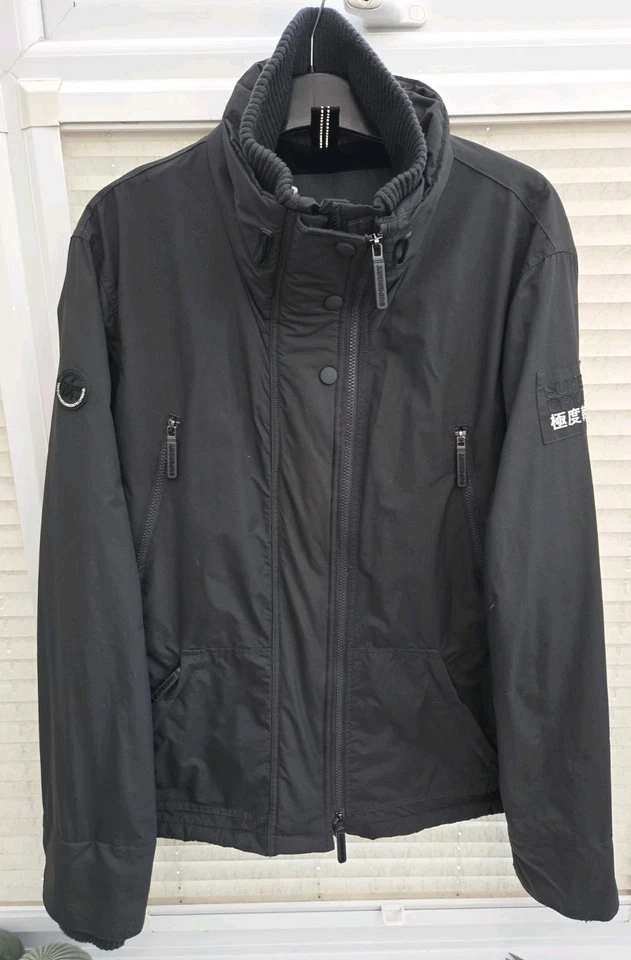 Mens XXXL 3XL Superdry Olive And Black Windattacker Jacket. Great Condition. - Image 2 of 4