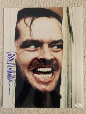JACK NICHOLSON HAND SIGNED 11x14 COLOR PHOTO     THE SHINING   VERY RARE     JSA