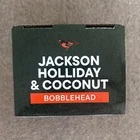 Jackson Holliday & Coconut Bobblehead Orioles, 4/11/26, unopened.