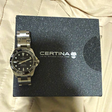 Certina DS Action Diver Auto 38mm Black Dial 300 SS Bracelet Date Lume