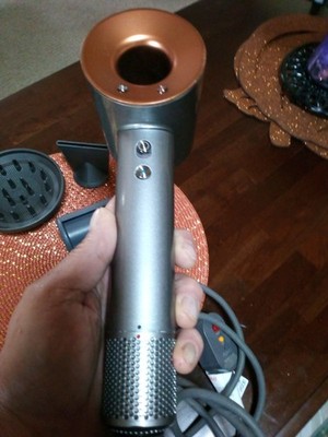 100% Genuine Dyson Supersonic Hair Dryer HD07 Nickel Copper with 3 attachments