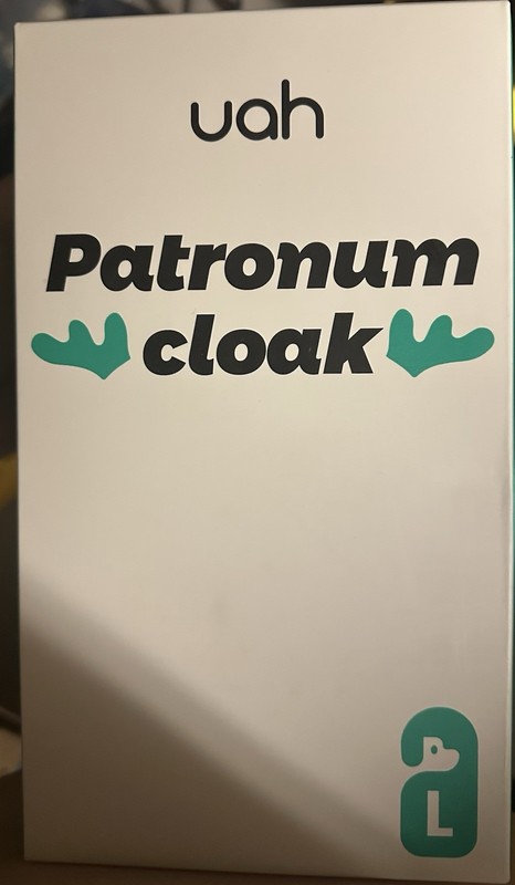 New Sealed UAH Large Patronum Cloak Hooded Bathrobe Pet Dog Size Large L
