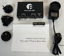Pro-Ject Phono Box MM Moving Magnet Phono Pre-amp-DAMAGED BOX-FREE S/H