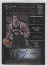 2021-22 Donruss Elite Rookie Yearbook Auto Day'Ron Sharpe #RY-DSH Auto 3e0