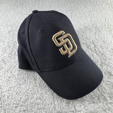 Vintage 90s San Diego Padres Twins Enterprise Navy Wool Adjustable Hat Cap