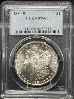 1880 S Morgan Silver Dollar PCGS MS-65 | eBay