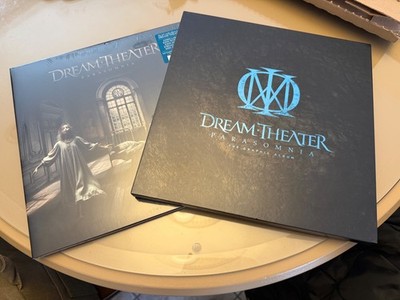 Dream Theater Z2 SIGNED Set Parasomnia Book Sea Blue Vinyl LP RARE OOP Portnoy