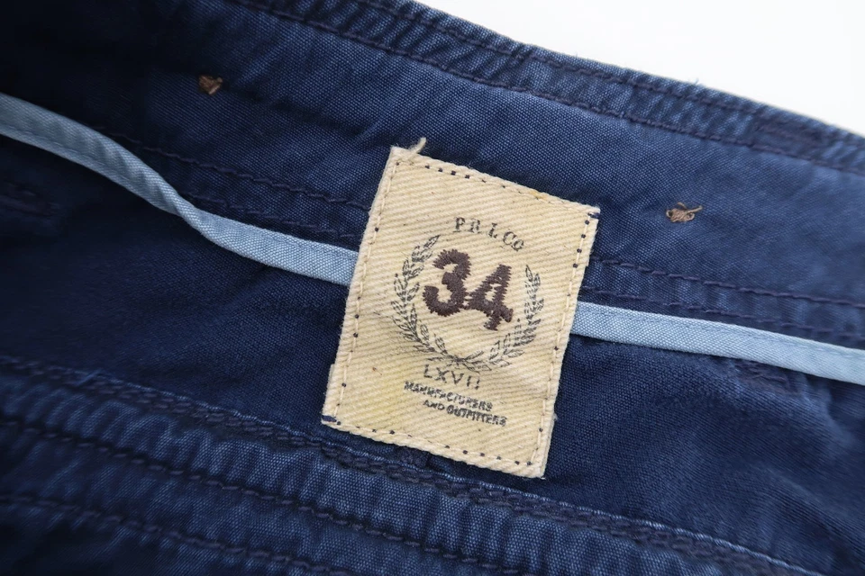 Pantalones de paracaidista militares de carga vintage Polo Ralph Lauren para hombre 34x30 Bleeker Foto 3 de 4