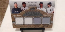 2009 Upper Deck Ballpark Collection - AL/NL Stars Eight Swatch Memorabilia