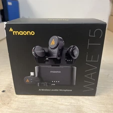 MAONO Wireless Lavalier Microphone Wave T5