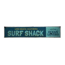Surf Shack, Surf Shack Decor, Surfing - Rustic Distressed Wood Sign