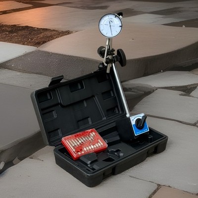 24pcs Dial Precision Gauge 0.001''  Measuring Indicator Point Set &Magnetic Base