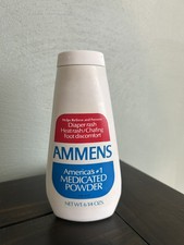 Vintage Ammens Original Medicated With Talc Body Powder 11 oz / Idelle Labs