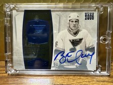 2011 Brett Hull Panni Dominion Hockey Retired 2006 Card # 144 Autographed # 4/10