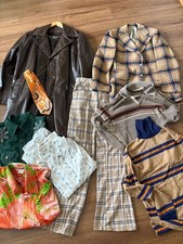Mens VTG 60's70's Wholesale clothing lot Western/Hawaii/Disco resellers lot