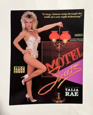 Motel Sweets Taija Rae 8.5''x11'' Adult Film Ad Slick Promo