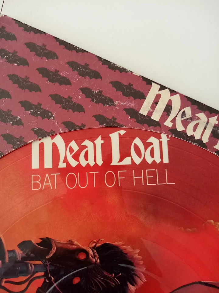 Meat Loaf Bat Out of Hell Limited Edition Picture Disc 1977 Vinyl LP Record Used - Image 3 of 4
