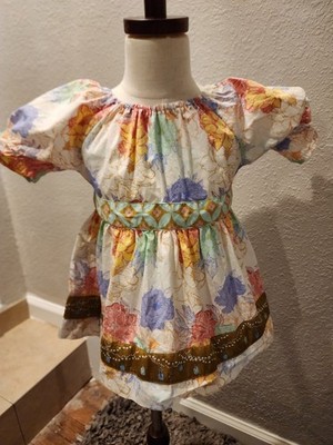Matilda Jane Lovely Bouquet Peasant Top Size 6