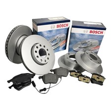 BOSCH BREMSSCHEIBEN + BELÄGE VORNE + HINTEN für AUDI A6 4F C6 Limo + Avant