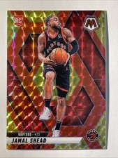 2024 Mosaic Choice Red Yellow Jamal Shead Rookie Toronto Raptors RC /75