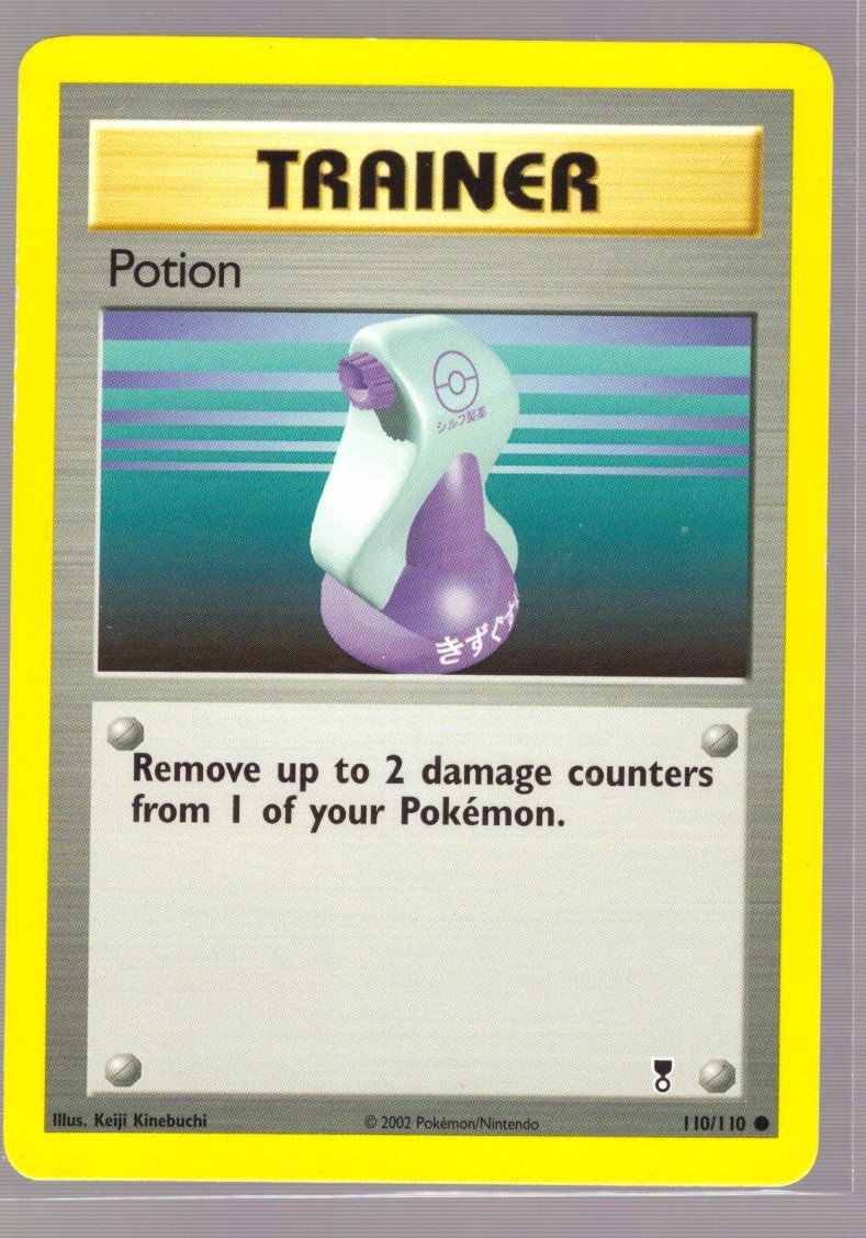 Pokemon Potion 110/110 Pokemon 2002 Legendary Collection
