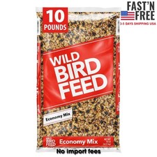 Economy Mix Wild Bird Feed, Dry, 1 Count Per Pack, 10 lb. New Bag