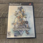 Kingdom Hearts II (Sony PlayStation 2, PS2) Black Label - Complete CIB w/ Manual