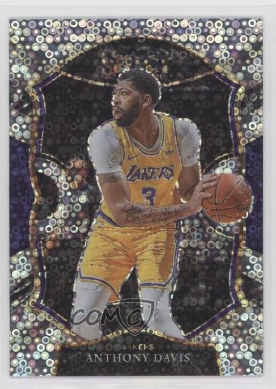 2020-21 Panini Select Concourse Disco Prizm Anthony Davis #45 0mw2