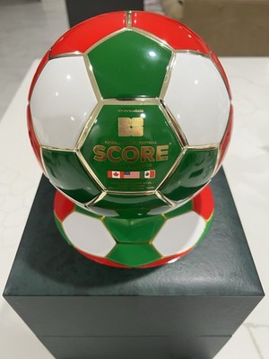 SCORE Mexico Soccer Ball Pelot Futbol Tequila Liquor Decanter empty bottle FIFA