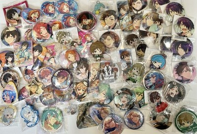 Ensemble Stars Can Badge and Keychain Bulk Lot