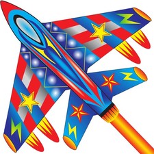Large Plane Kite for 4-8and Adults Easy to Fly and Assemble for Beginner, Chi...