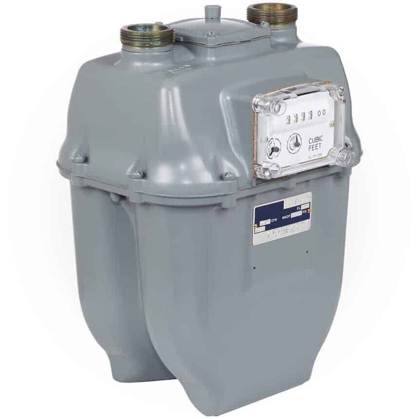 Sensus 415 Natural Gas Meter 415 CFH Class 400 10 PSI Diaphragm Meter ...