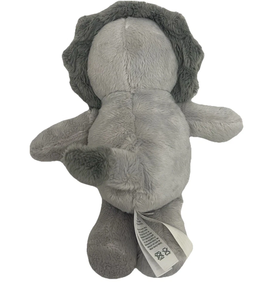 Just One You made by Carter's Baby Lion 8.5" Stuffed Animal Rattle Gray Plush #4 - Image 3 of 4