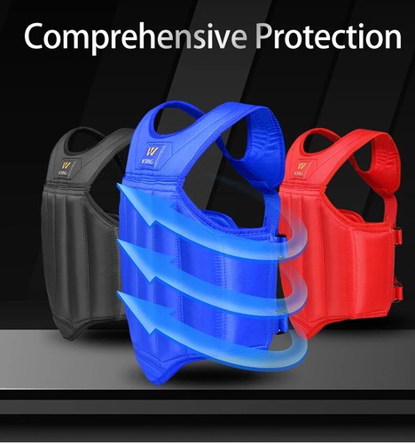 Sanda Martial Art Chest Guard Boxing Chest Guards MMA Muay Thai Chest Protectors - Picture 11 of 21