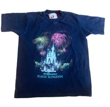 Vtg 80s 90s Magic Kingdom Shirt Disney World Child  s Size Small Single Stitch