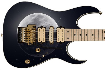 Guitar Skin Axe Wrap Re-skin 5-Star Bass Body Reface Moon Light Serenade 1252