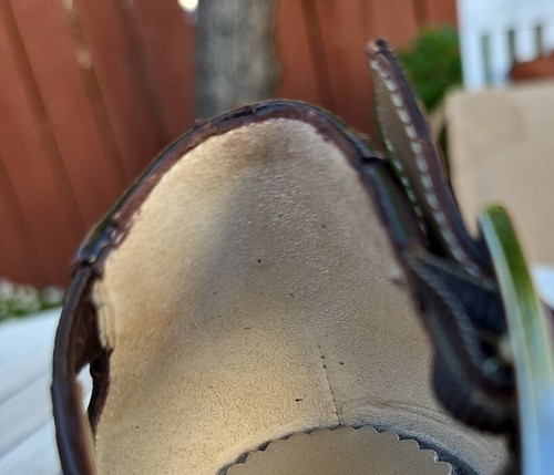Taryn Rose - Chocolate Color Heeled Shoes - Size EU 35 / US 5-5.5 - Picture 10 of 12