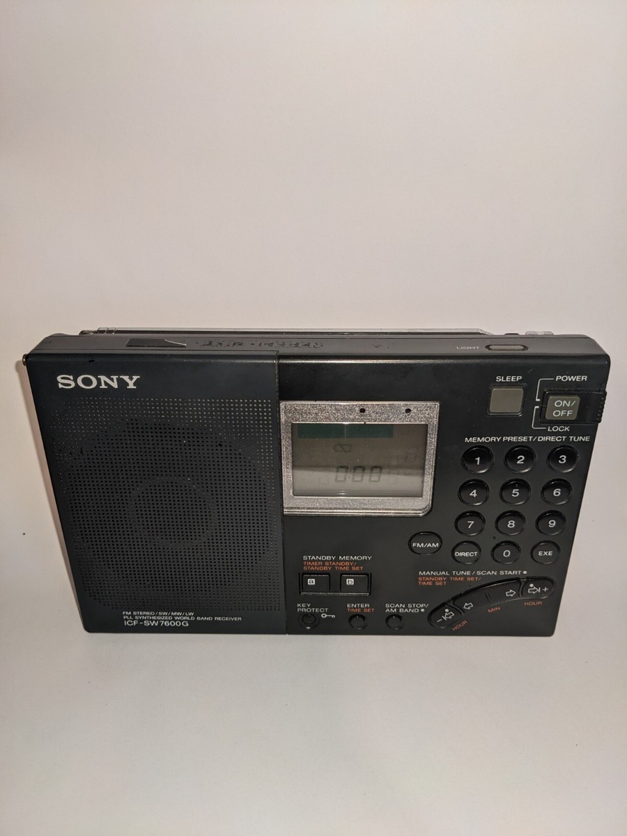 SONY BCLラジオ　ICF-SW7600G BCLラジオ】SONY ICF-SW7600G