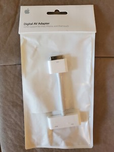 Apple MC953ZM/A 30 Pin Digital AV Adapter - White