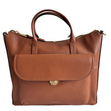 RADLEY Handbag Tan Leather Medium Crossbody Grab Bag - Colebrook Close RRP £229
