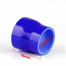 Reducer 0 Degree 63/76mm Silicone Pipe Hose Coupler Intercooler Turbo Intake D F