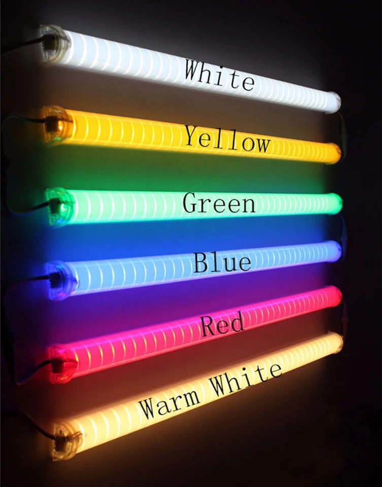 TUBO NEON LED COLORATO T8 60/120/150 CM 9W /18W / 22W VERDE ROSSO BLU SENZA SUP