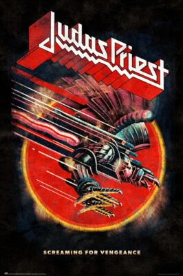 Judas Priest - Music Poster (Screaming For Vengeance) (Size: 24" x 36")