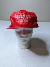 Captain Morgan hat snapback Nylon plasic feel cap Spiced Rum Red cap unique