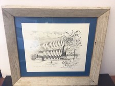 Cadet Chapel U.S. Air Force Academy Colorado Pat Patterson 1977 Pen & Ink Sketch