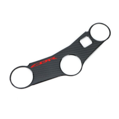 3D Carbon Triple Tree Top Clamp Decal Sticker For Honda CBR600RR 2003-2004