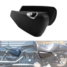 Left Right Battery Side Cover Fit For Harley Sportster XL883 XL1200 2009-2013 12