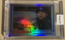 Topps Project70® Card 382 - Charlie Blackmon by Jonas Never | Rainbow Foil 21/70