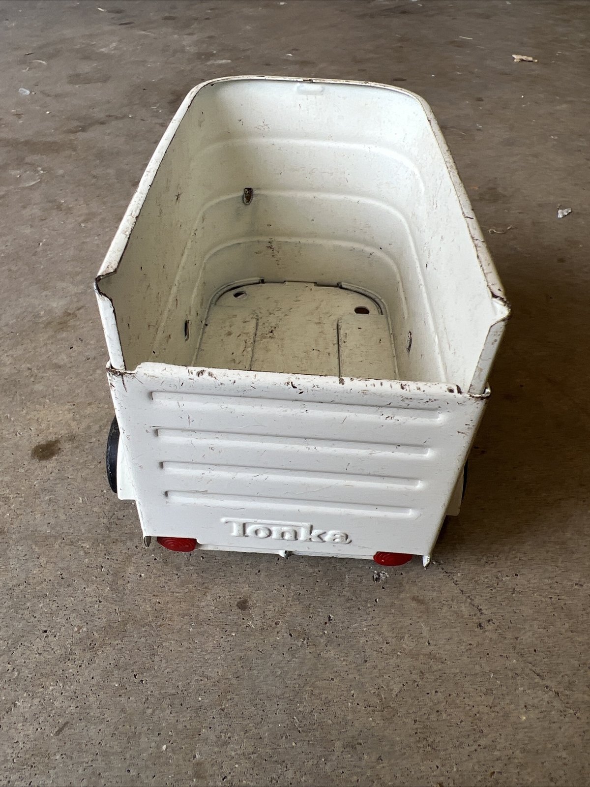 VINTAGE TONKA STABLES PRESSED METAL HORSE TRAILER 60'S/70'S MODEL