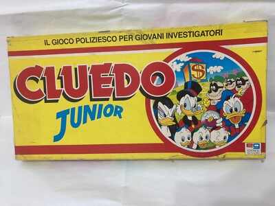 CLUEDO JUNIOR EG 1993 - VINTAGE DISNEY BOXED GAME.